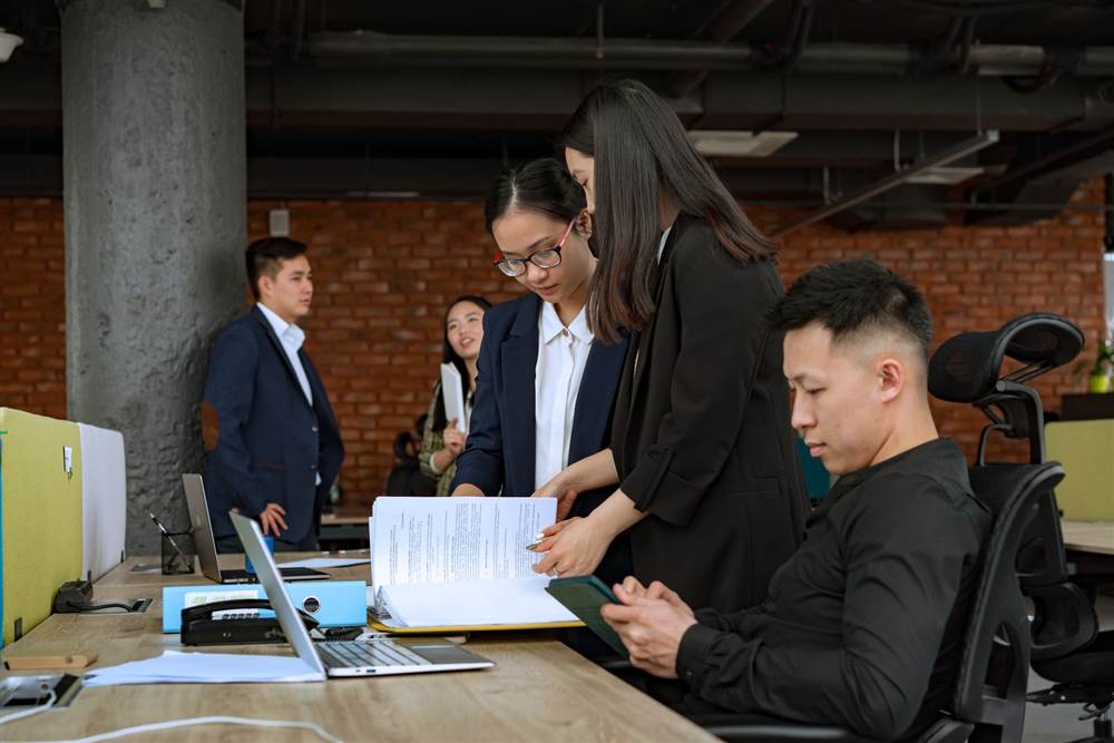 Shelby Global team reviewing regional coverage