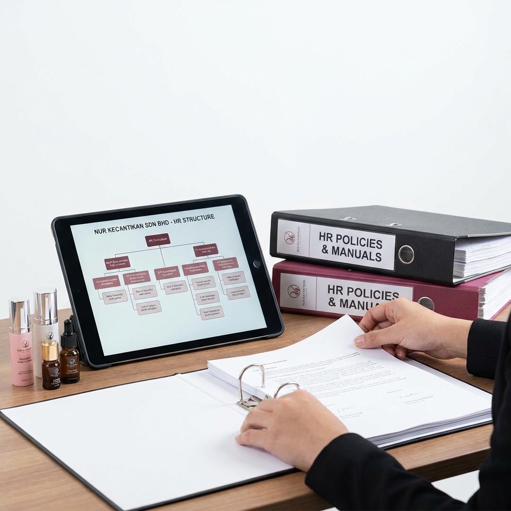 Step by Step to understand SMEs HR Structure for the fresh the CEO in beauty field in malaysia