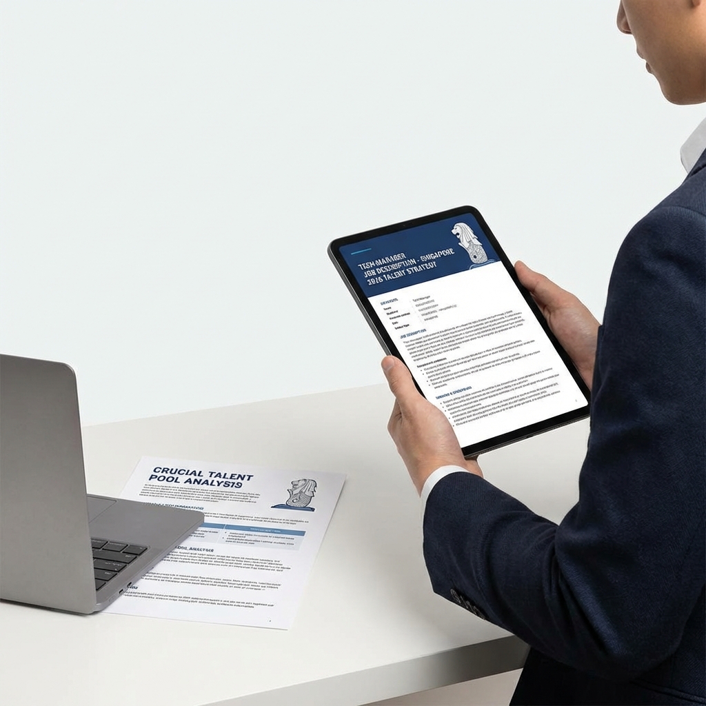 Job Description Templates for Manager Levels in technology field in singapore