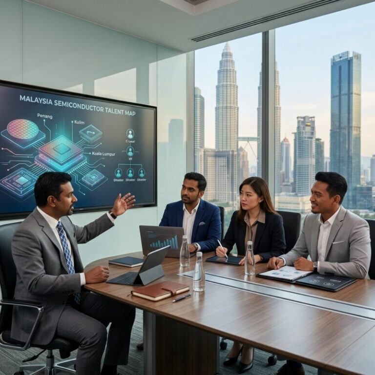 executive search semiconductor industry Malaysia - Global business leaders discussing semiconductor market strategy