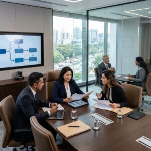 Managing Director recruitment logistics India - Senior logistics executive reviewing supply chain strategy
