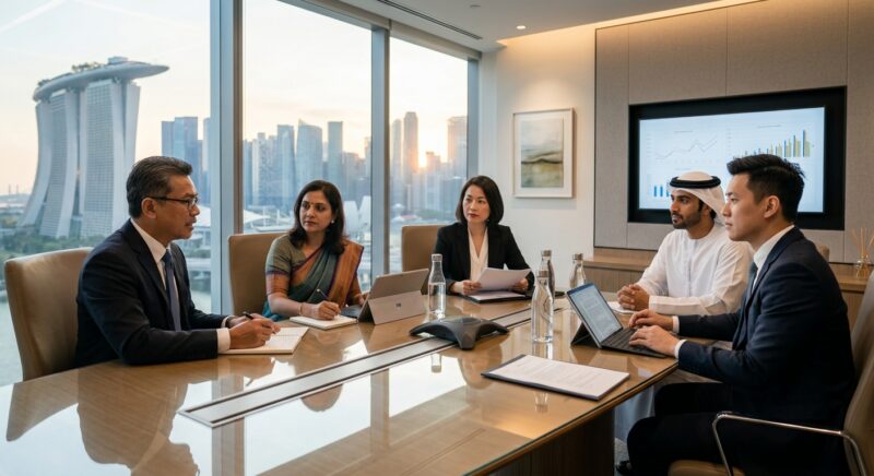 CEO search private equity portfolio company - Consultant presenting leadership assessment framework