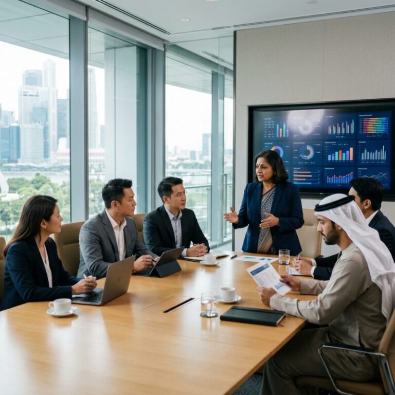C-level recruitment Thailand 2026 - Executive search team discussing C-suite hiring strategy in Bangkok
