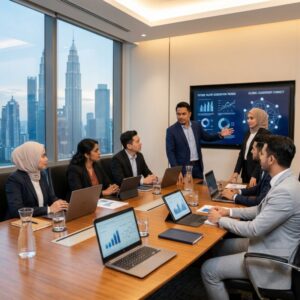 executive search Malaysia 2026 - Professional business meeting discussing talent strategy