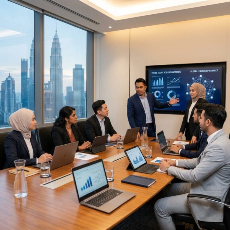 executive search Malaysia 2026 - Professional business meeting discussing talent strategy
