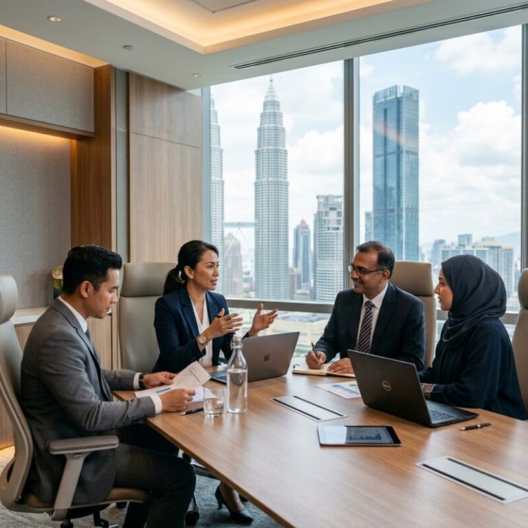 COO recruitment Malaysia 2026 - Executive business leaders collaborating in a modern office