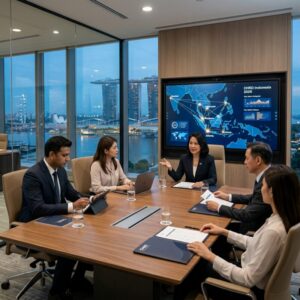 CHRO recruitment Indonesia 2026 - Professionals collaborating in a modern office setting