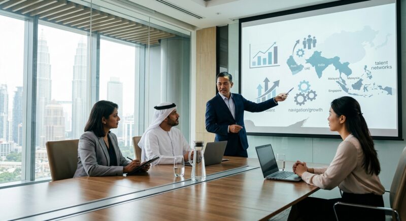 senior manager headhunting Malaysia 2026 - Diverse team collaborating in a professional office environment