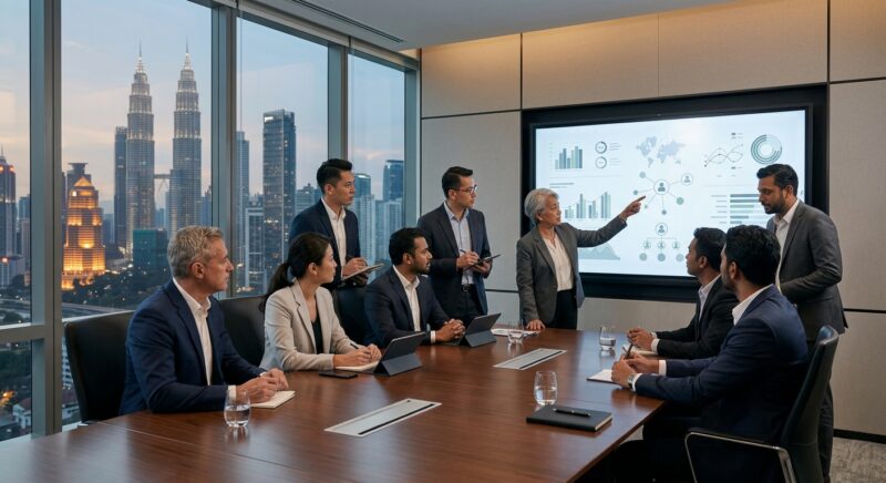 C-suite hiring Malaysia 2026 - Professional handshake between two business leaders