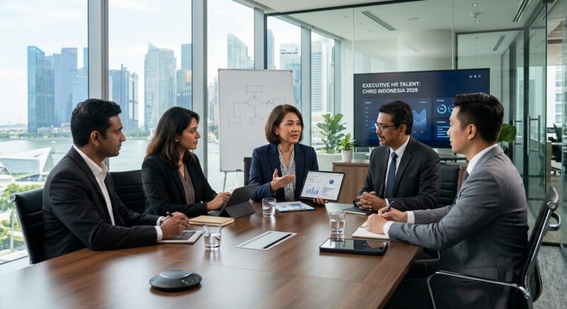 CHRO recruitment Indonesia 2026 - Professional shaking hands with a new executive hire