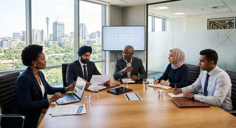 how to choose an executive search firm in South Africa 2026 - Map highlighting South Africa and global executive search network